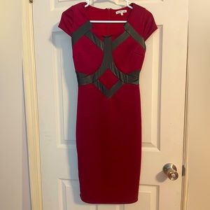 Deep Red BodyCon Dress